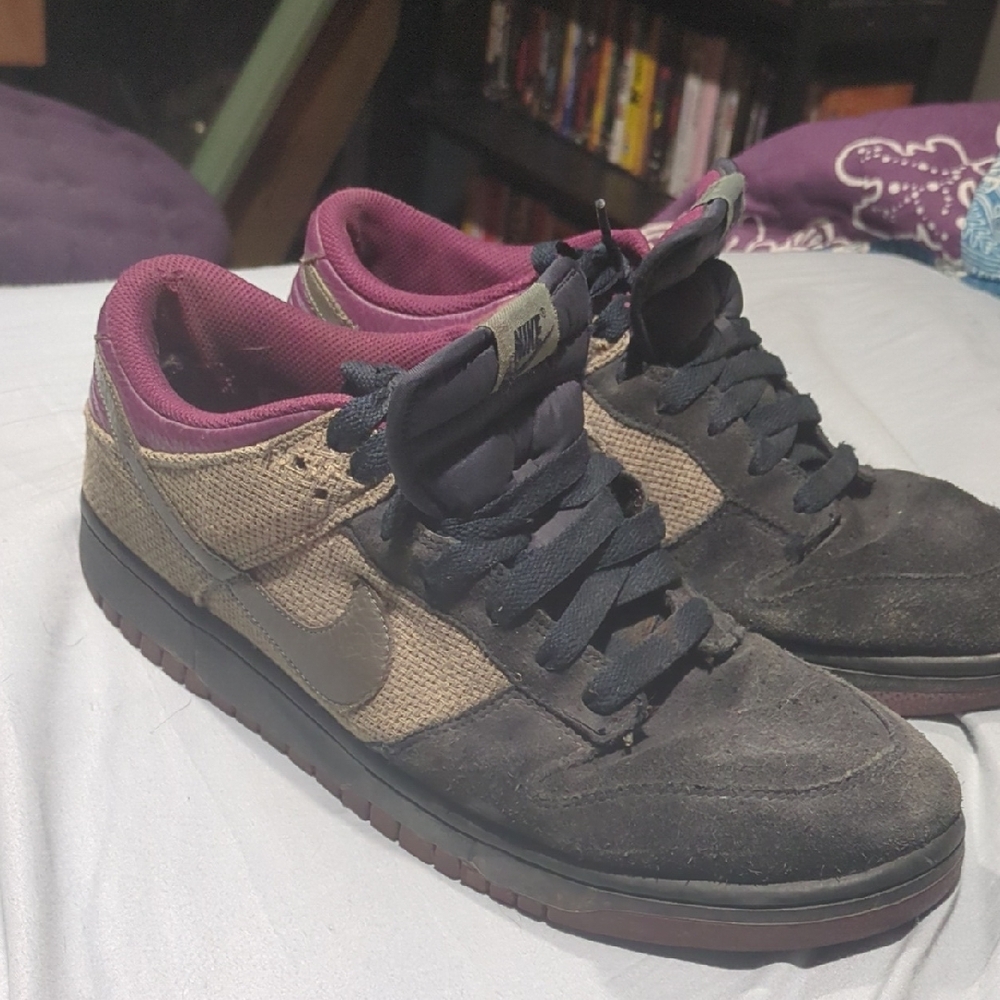 Nike Dunk Low Size 13 Blue/Purple/Grey Tweed